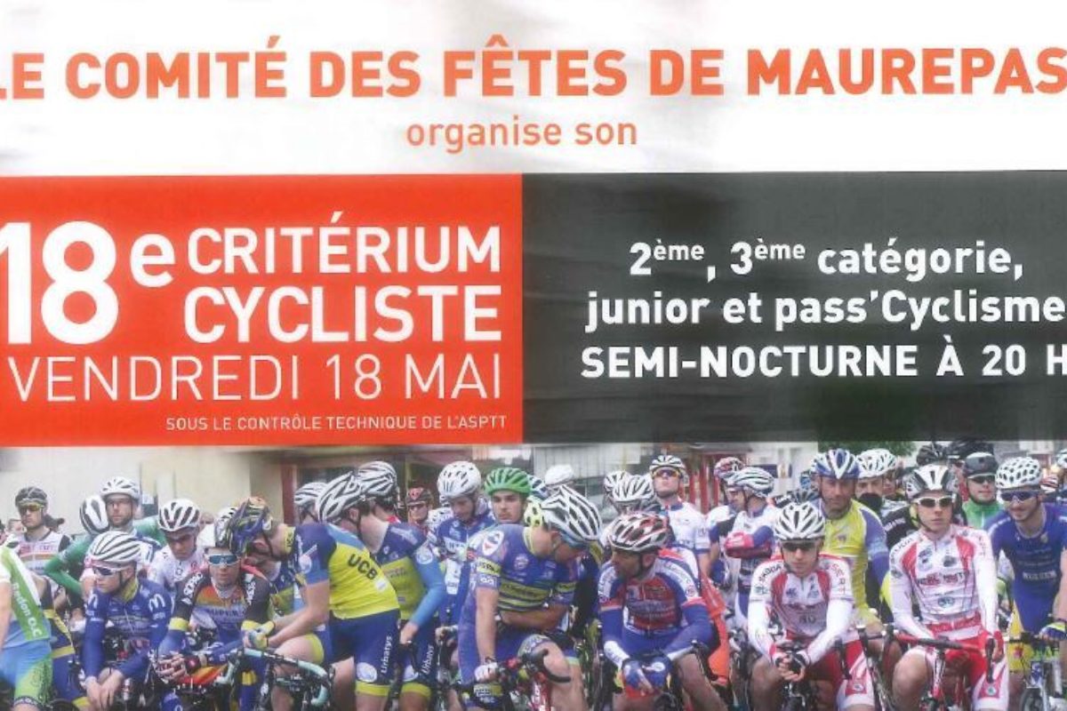Course velo criterium cycliste maurepas rennes 2018